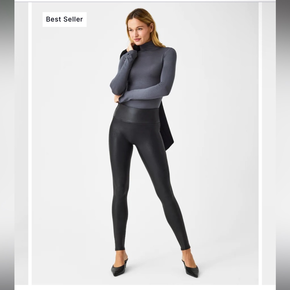 NWT SPANX Faux Leather Leggings